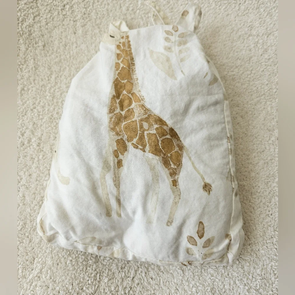 Crane Baby Safari Animal Print Fitted Crib Sheet